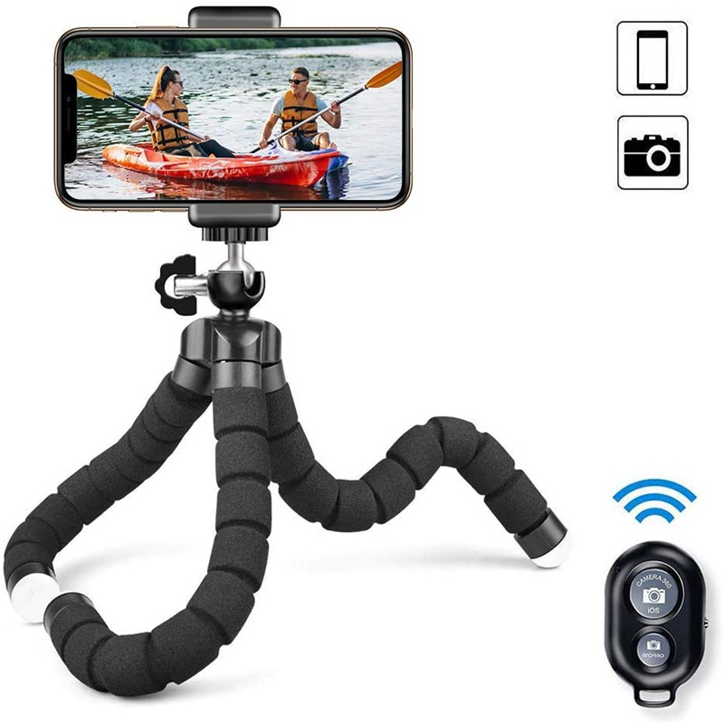 Webcam Stand Clip - Mini uniwersalna fotografia ośmiornica statyw monopod