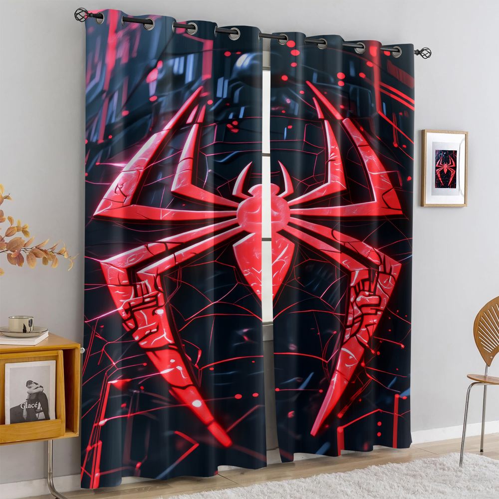 Zasłony z motywem pająków, fut – Office Tech Room recenzja i cena