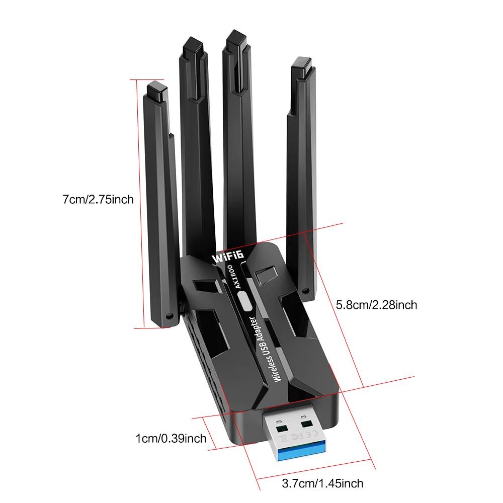 Adapter WiFi 6 USB 3.0 1800 Mb – Gigabit Network Card recenzja i cena
